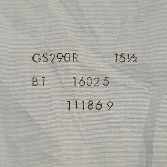 Vintage 70s Disco MOD Button Shirt XL 23x32 Powder-Blue - Picture 5 of 11